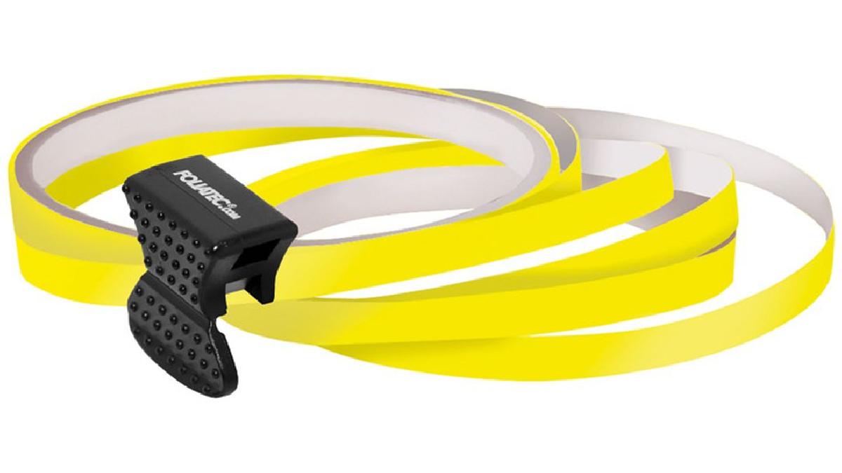 FOLIATEC+Jeu+de+4+liser%C3%A9s+pour+jante+alu+couleur+Jaune